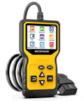 All In One OBD2 Scanner Code Reader Plug And Play With Battery Tester Check Engine Light Diagnostic Tool display screen