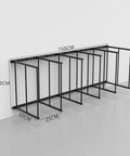 Heavy Duty Portable Cardboard Box Storage Rack And Bulk Packaging Organizer With No Sweat Setup For Sorting Supplies And Art Canvases In Warehouses Or Homes, measuring 150cm by 60cm.