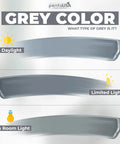 Gray color variations under different lighting conditions for Gray Premixed Acrylic Sanded Grout Repair Kit with applicator.