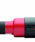 Heavy Duty Straight Air Die Grinder 18000 Rpm With 1/4 Inch Collet, showcasing a red and black industrial tool with a soft grip.