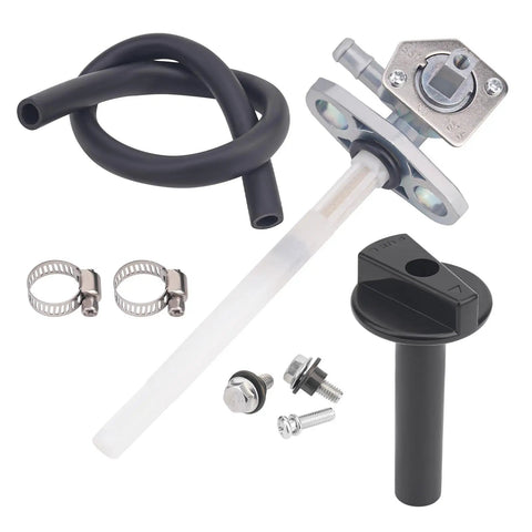 Fuel Valve Petcock Shut Off Tank Switch Kit And Fuel Filter Kit Compatible With Recon 250 Rancher 350 420 Foreman 400 450