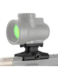 Dot Mount For Trijicon MRO Lower One Third 39mm Black, 7075-T6 aluminum on Picatinny M1913 rail, co witness ready