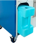 Heavy Duty Outdoor Portable Air Conditioner With 13700 Btu Cooling Capacity For Up To 315 Square Feet with removable blue ice block.
