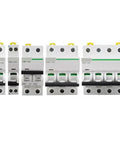 High Performance Air Switch Circuit Breaker For Modern Home Grid With No Joke Thermal Cut Off And Easy Flip Operation Made To Crunch Through Peak Amp Draw Without Throwing A Tantrum In Sleek 1 2 3 Or 4 Pole Frames image showing multiple pole frames.