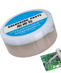 High-Performance Rosin-Style Solder Flux Paste For Electronics Repairs, Wetting-Boosting Flux in round 35g container with PCB