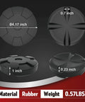 Universal Large Floor Jack Rubber Pads Set For Pinch Welds And Side Frame Rails Puck Style Rail Protectors size and material info