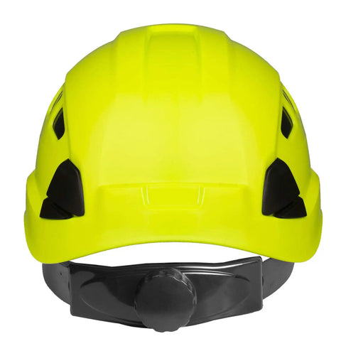 Ventilated Safety Hard Hat With 6 Point Ratchet Suspension Built For Work At Height ANSI Z89.1 Type I Class C ABS Helmet For Rescue Ops Construction Maintenance And Utilities