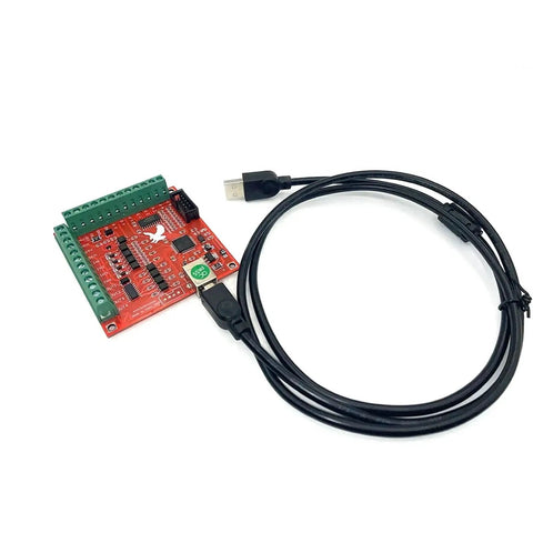 Nema 34 Stepper Motor Kit With DM860H Driver And 400W Power Controller For CNC Machines, red control board and USB cable
