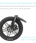 2 Pack 12.5x2.25 Inner Tubes For 12 And 12.5 Inch Electric Scooters And E Bike Replacement Tubes With Beefy Angled Valve Stem