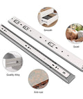 20 Inch Soft Close Drawer Slides Two Pairs Beefy Heavy Duty Side Bottom Mount Rails Ball Bearing Full Extension