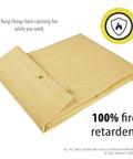 Two Pack Fireproof Welding Blanket 4x6 Ft Heavy Duty Fiberglass Heat Resistant To 1000 F Fire Retardant Insulation Shield