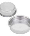 Pressurized Filter Basket In Stainless Steel For Espresso Machines Barista Grade Single Cup Accessory For Home Coffee Setup Easy Clean Maximum Flavor Extraction Brew Like A Pro Durable Coffee Maker Part