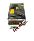 120W 24V Universal AC UPS With Charging Function Monitored Switch Mode Power Supply with a perforated metal casing and wiring ports