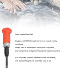 Half Inch Drive Hand Impact Driver Set Metal For Loosening Frozen Bolts and Stubborn Fasteners with a rugged impact handle