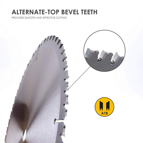 10 Inch Table Saw Blade And Miter Saw Blade Set For Pro Grade Wood Cutting In Construction Two Pack With 60 Tooth And 32 Tooth For Hardwood Softwood Plywood MDF Laminates And FRP