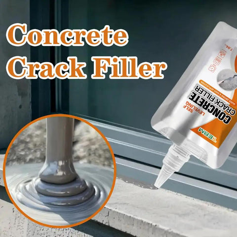 High Caliber Concrete Crack Filler And Quick Set Cement Sealant Waterproof Outdoor Caulk For Driveways, pouring smooth paste.