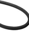 Wrapped Rubber V Belt For A65 Or 4L670 Classic A Profile, 65 Inch Inside Circumference 1650mm, Heavy Duty Drive Belt For Power Transmission With Even Load Distribution And Superior Wear Resistance. Black wrapped rubber V belt close-up