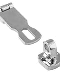 Marine Grade 316 Stainless Steel Door Hasps 2 Pack, 3 Inch Heavy Duty Swivel Safety Hasps with Turning Padlock Eye Mount