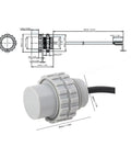 Tough IP68 Ultrasonic Distance Sensor With Rock Solid Output For Robot Obstacle Avoidance And Parking Spot Detection Waterproof