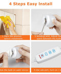Installation guide for Hollywood Vanity Mirror Lights With 14 LED Bulbs 3 Color Temperatures And 10 Step Dimmable Brightness 3000K Warm 4000K Natural 6500K Daylight On The Go Makeup Mirror Lighting For Bathroom And Dressing Room.
