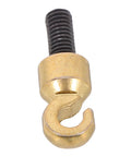 Grandfather Clock Weight Replacement Hook in golden metal for DIY Restoration Projects with rock solid design