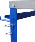 Heavy Duty Steel Welding Table And Rolling Workbench 36 X 18 Inch tool slots and hooks for secure storage.