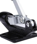 Heavy Duty Heat Press Handle Fixture With Quick Beefy Clamping, Carbon Steel Replacement For Thermal Transfer And Sublimation, Universal Fit With Clamping Force Up To 386 kg, 42mm Stroke, Easy Install, black handle bracket