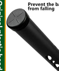 Black head detail of Aluminum Golf Ball Retriever With Extendable Tube For Effortless Ball Pickup No Bending Back Saver