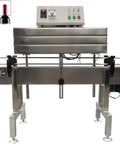 AOXHUGB Heat Shrink Tunnel Machine 4.0 Inch Diameter For Bottle Labeling PVC and POF film, stainless steel, adjustable speed.