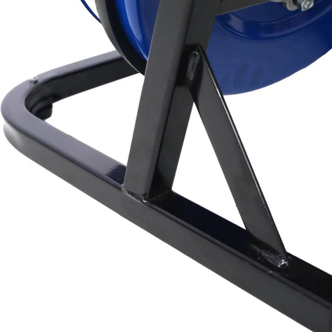 Close-up of the sturdy base of the Heavy Duty Electric Drain Snake With Sixty Foot Flex Cable And Foot Switch that provides stability.