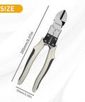 Heavy Duty Wire Cutters With Wire Stripper And Crimping Pliers 8 Inch Diagonal Cutters Pro Grade High Leverage Pliers