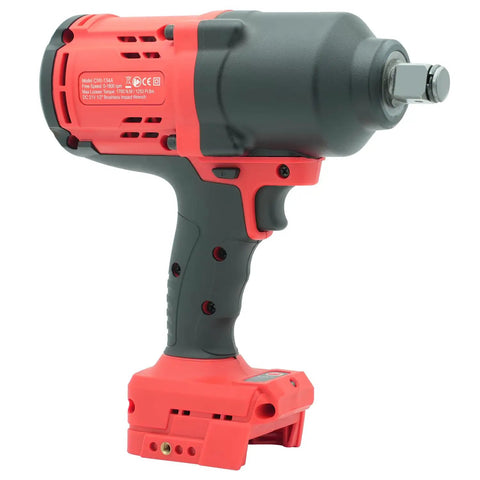 Cordless 3/4-Inch Impact Wrench, Brushless, 4-Mode Speed, Heavy-Duty Torque for Trucks and Heavy Equipment, Tool Only, Compatible With Milwaukee 18V Batteries, High-Visibility Power Tool for Garage and Shop