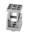 Beefy Zinc Alloy Pivot Joint Fittings For Aluminum Profiles Movable Hinge Connectors 180 Degree Adjustable Pivot Joints Flexible Extrusion Hardware 4 Pack, silver zinc alloy adjustable hinge bracket