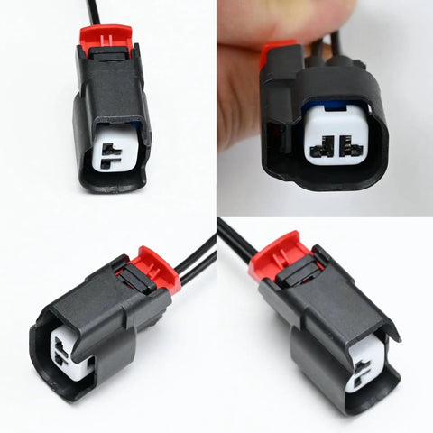 Abs Wheel Speed Sensor Connector Pigtail Wiring Harness Plug N Play 12 Inch 18 Gauge Tinned Copper Wire Replacement for vehicle repair