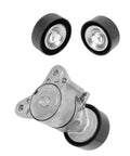 Drive Belt Tensioner Assembly Pulley Kit For Dodge Journey Avenger 09 To 14 Fits Jeep Compass Patriot 08 To 16 Replaces 1345A059 1345A060 1345A079 Heavy Duty Steel Stop The Squeal Extends Life And Saves Some Cash On Repairs, steel tensioner with two pulleys