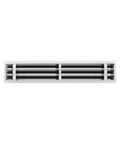 Modern 30x6 AC Vent Cover In White Aluminum With A Slick Clean Look For Ceiling Walls And Floors Slim Linear Slot Diffuser Front View