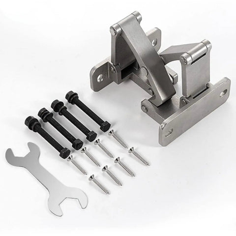 Heavy Duty Concealed Door Hinge With Silent Hydraulic Buffer for fire doors with screws and wrench set