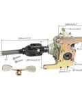 Heavy Duty Reverse Gearbox Kit For Your Weekend Rig 100cc Through 150cc Engine showing detailed dimensions and components.
