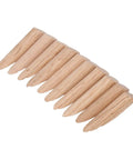 50 Piece Pocket Hole Plugs Woodworking Dowel Kit Built Different Softwood Filler Inserts view of tapered wooden plugs for seamless joints.