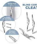 Rugged Zinc Alloy Cord Cleats For Blinds And Roman Shades Non Plastic Baby Safe Rope Holders With Screws Easy Install Winders