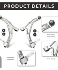 Honda Pilot Front Lower Control Arm Kit With Ball Joints And Bushings Two Piece Compatible With 2009 2015 Models details view