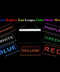 Colorful panels for Ice Logo LED Neon Sign Night Light For Home Bar Shop Display With A Lit Colorful Glow, Easy Install Plug In Decor