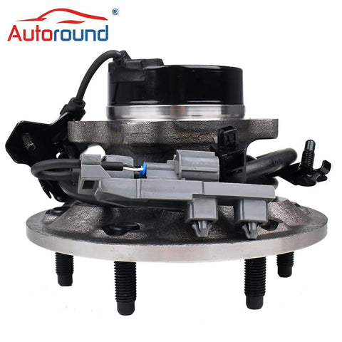 Front view of Front Right Wheel Bearing And Hub Assembly 515107 Plug And Play Direct Fit For Chevy Colorado 2004 2008 GMC Canyon 2006 2008