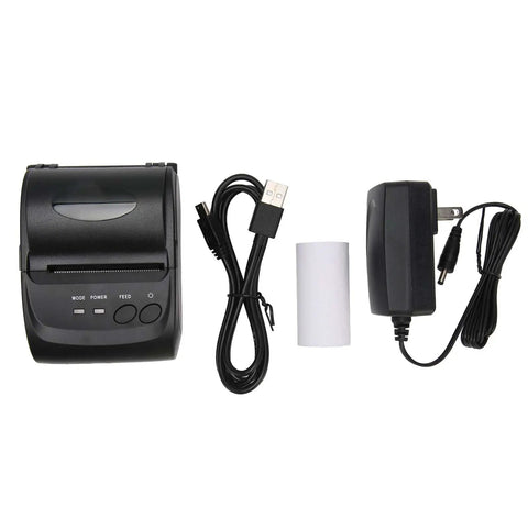 Blazing Fast 58mm Thermal Label Printer, Compact Desktop Receipt Machine That Blasts Through Prints With Crisp 203Dpi Quality, Bluetooth And Usb Plug Play Setup for quick printing and easy setup.