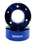3 Inch Front Lift Kit For 2007 2021 Silverado 1500 And Sierra 1500 6 Lug With Dope Blue Billet Aluminum Front Strut Spacers