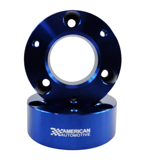 3 Inch Front Lift Kit For 2007 2021 Silverado 1500 And Sierra 1500 6 Lug With Dope Blue Billet Aluminum Front Strut Spacers