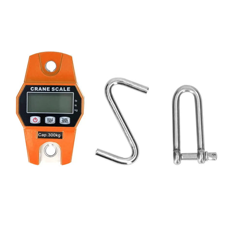 Built Like A Tank Digital Crane Scale With A Slick Backlit Lcd Screen And Solid Stainless Hook, featuring load capacity.
