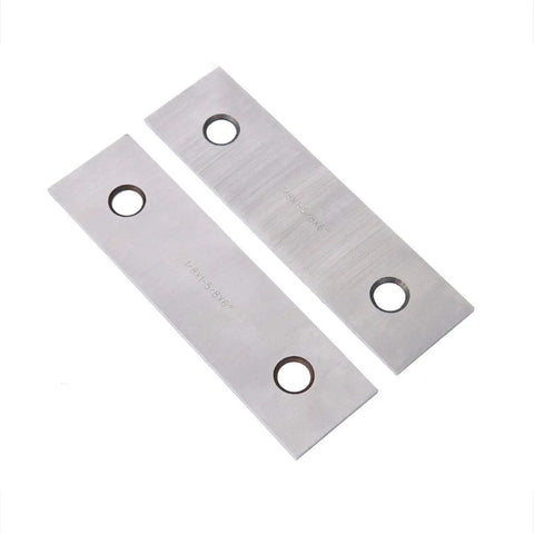 Pro Grade Ten Pairs Precision Parallel Set One Eighth Inch Thick Hardened Alloy Steel Six Inch Long With Two Holes Each Delivers Ultra Tight Parallelism Down To Two Ten Thousandths Of An Inch Includes Heights From Half Inch To One Five Eighths Inch