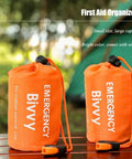 Emergency Sleeping Bag Portable Thermal Bivy Sack Waterproof Lightweight Survival Gear One Pack for emergencies outdoors