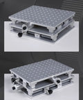 2 Axis Workbench XY Table With Polished Lifting Platform For Laser Engraver, High Rigidity Aluminum Alloy, Close-up Details